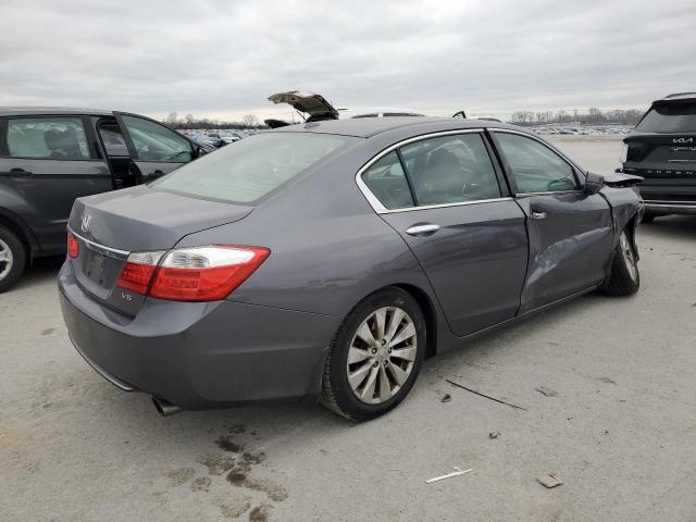 1HGCR3F8XEA014461 - 2014 HONDA ACCORD EXL GRAY photo 3