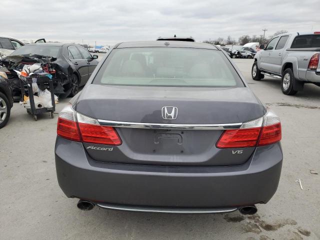 1HGCR3F8XEA014461 - 2014 HONDA ACCORD EXL GRAY photo 6