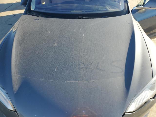 5YJSA1H14EFP39566 - 2014 TESLA MODEL S GRAY photo 11