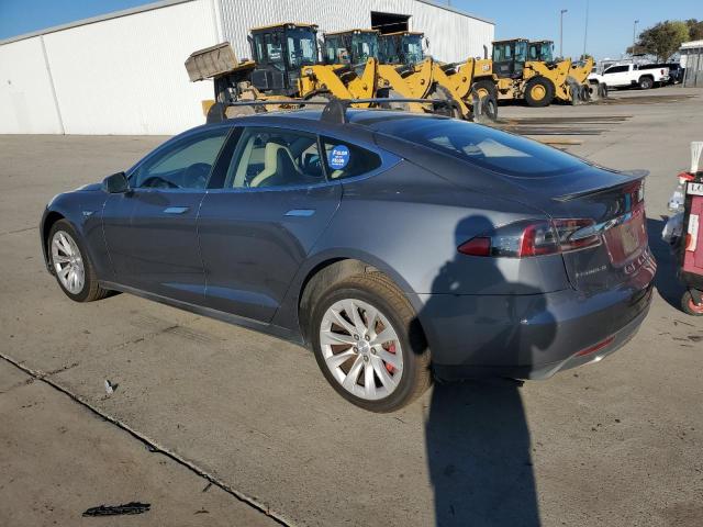 5YJSA1H14EFP39566 - 2014 TESLA MODEL S GRAY photo 2