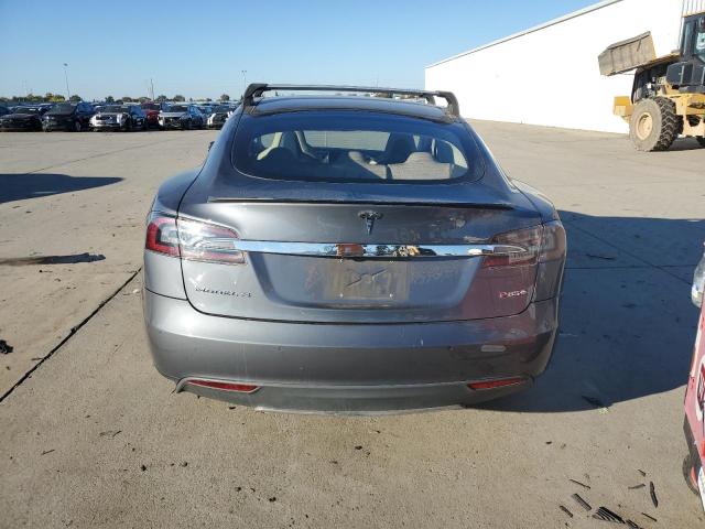 5YJSA1H14EFP39566 - 2014 TESLA MODEL S GRAY photo 6