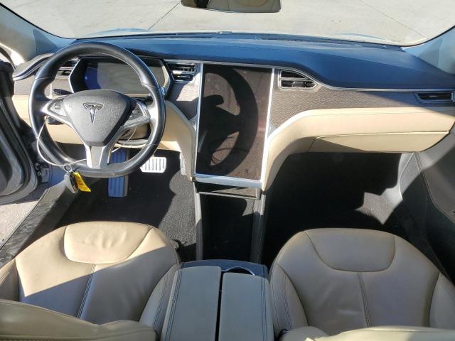 5YJSA1H14EFP39566 - 2014 TESLA MODEL S GRAY photo 8