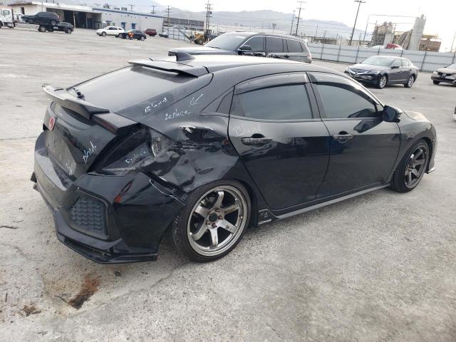 SHHFK7H93JU423740 - 2018 HONDA CIVIC SPORT TOURING BLACK photo 3