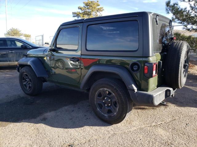 1C4GJXAG5MW779205 - 2021 JEEP WRANGLER SPORT GREEN photo 2