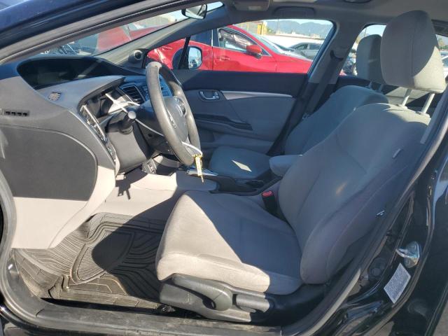 19XFB2F86DE266956 - 2013 HONDA CIVIC EX Czarny zdjęcie 7