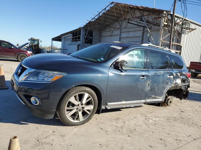 5N1AR2MN1DC607648 - 2013 NISSAN PATHFINDER S BLUE photo 1