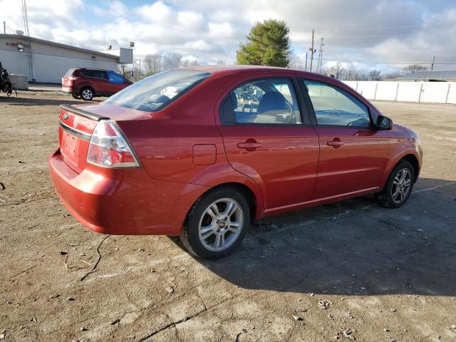 KL1TD5DE9BB236777 - 2011 CHEVROLET AVEO LS RED photo 3