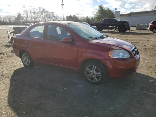 KL1TD5DE9BB236777 - 2011 CHEVROLET AVEO LS RED photo 4