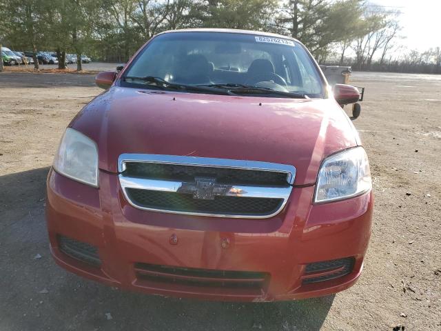 KL1TD5DE9BB236777 - 2011 CHEVROLET AVEO LS RED photo 5