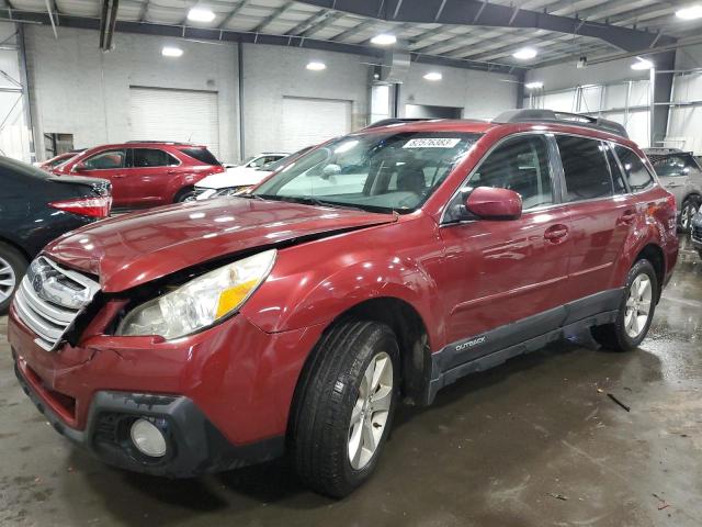 4S4BRCPC6D3223949 - 2013 SUBARU OUTBACK 2.5I LIMITED MAROON photo 1