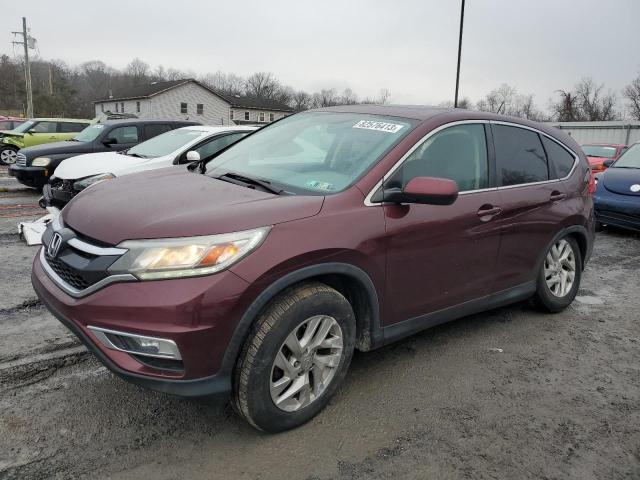 2HKRM4H57FH638079 - 2015 HONDA CR-V EX BURGUNDY photo 1