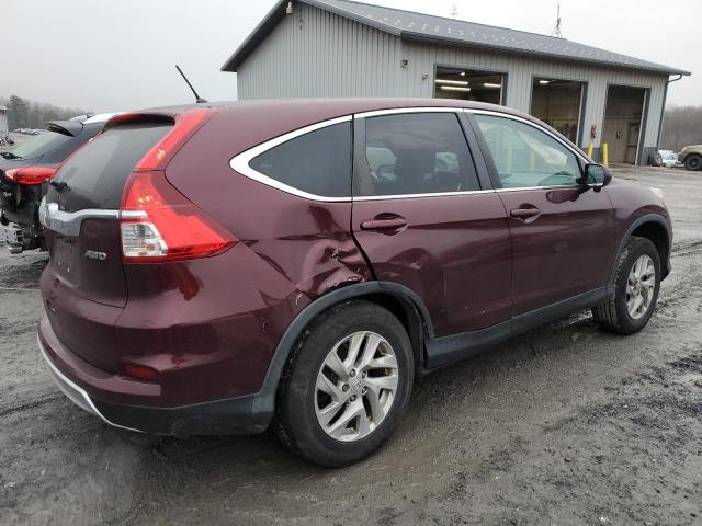 2HKRM4H57FH638079 - 2015 HONDA CR-V EX BURGUNDY photo 3