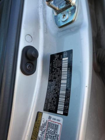 4T1BE46K37U091094 - 2007 TOYOTA CAMRY CE ვერცხლისფერი ფოტო 12