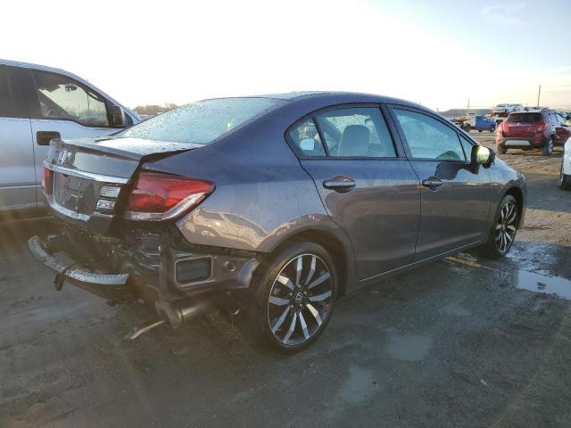 2HGFB2F97FH509207 - 2015 HONDA CIVIC EXL GRAY photo 3