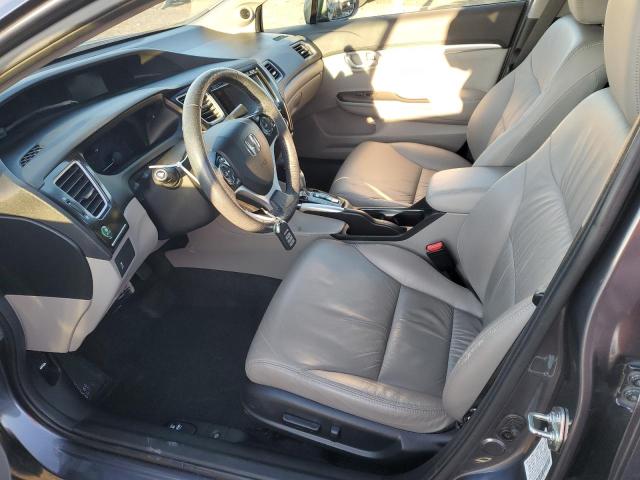 2HGFB2F97FH509207 - 2015 HONDA CIVIC EXL ნაცრისფერი ფოტო 7