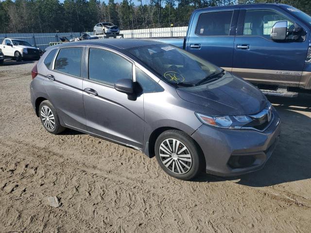 3HGGK5H4XKM727631 - 2019 HONDA FIT LX GRAY photo 4