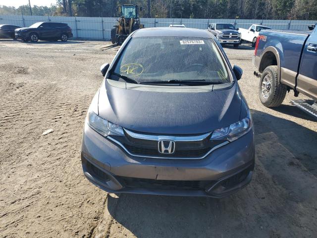 3HGGK5H4XKM727631 - 2019 HONDA FIT LX GRAY photo 5