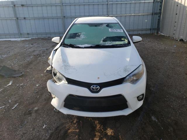 2T1BURHE4EC146397 - 2014 TOYOTA COROLLA L WHITE photo 5