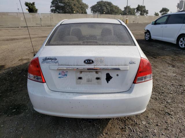 KNAFE221395649575 - 2009 KIA SPECTRA EX WHITE photo 6