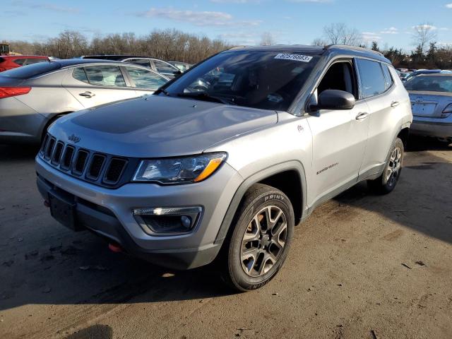 3C4NJDDB5HT630598 - 2017 JEEP COMPASS TRAILHAWK SILVER photo 1