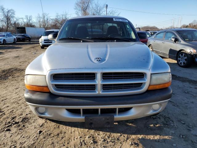 1B7GL22X11S204842 - 2001 DODGE DAKOTA SILVER photo 5