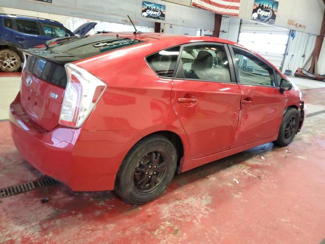 JTDKN3DU5F0410553 - 2015 TOYOTA PRIUS RED photo 3