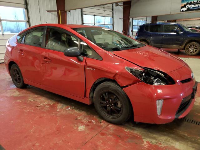 JTDKN3DU5F0410553 - 2015 TOYOTA PRIUS RED photo 4