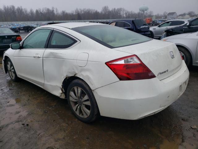 1HGCS12849A013116 - 2009 HONDA ACCORD EXL WHITE photo 2