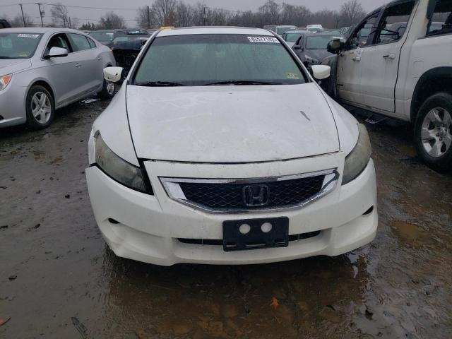 1HGCS12849A013116 - 2009 HONDA ACCORD EXL WHITE photo 5