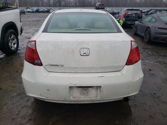 1HGCS12849A013116 - 2009 HONDA ACCORD EXL WHITE photo 6