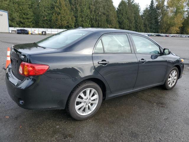 1NXBU4EE0AZ300135 - 2010 TOYOTA COROLLA BASE შავი ფოტო 3