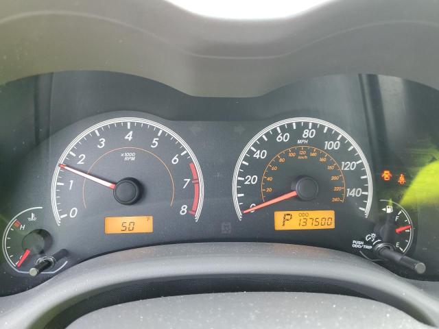 1NXBU4EE0AZ300135 - 2010 TOYOTA COROLLA BASE შავი ფოტო 9