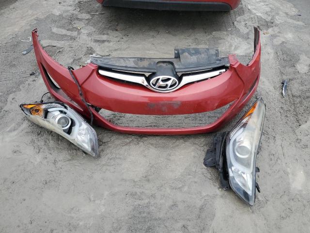 KMHDH4AE3EU160915 - 2014 HYUNDAI ELANTRA SE RED photo 12