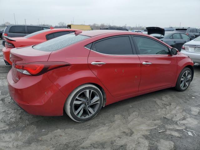 KMHDH4AE3EU160915 - 2014 HYUNDAI ELANTRA SE RED photo 3