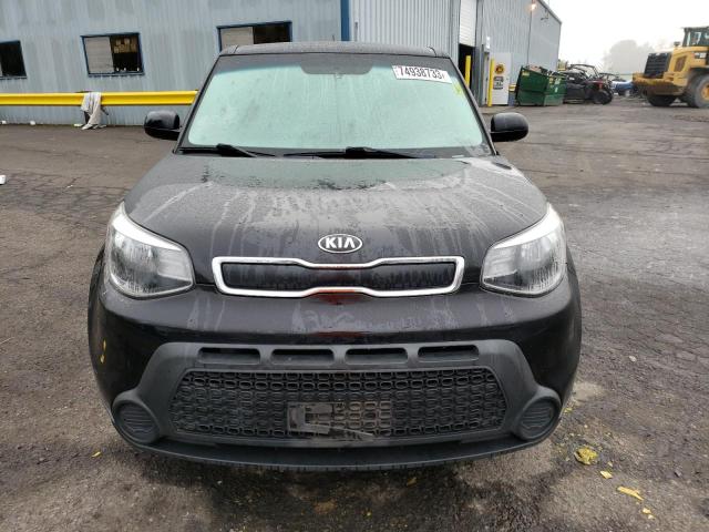 KNDJN2A24G7391351 - 2016 KIA SOUL BLACK photo 5