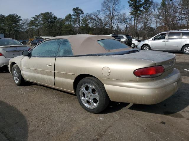 3C3EL55H6WT289149 - 1998 CHRYSLER SEBRING JXI BEIGE photo 2