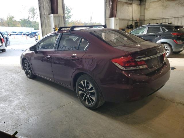19XFB2F88FE116348 - 2015 HONDA CIVIC EX BURGUNDY photo 2