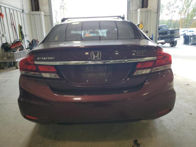 19XFB2F88FE116348 - 2015 HONDA CIVIC EX BURGUNDY photo 6