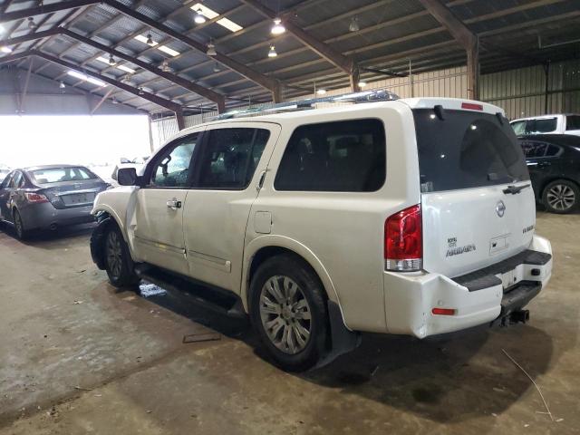 5N1AA0ND6FN614314 - 2015 NISSAN ARMADA SV WHITE photo 2