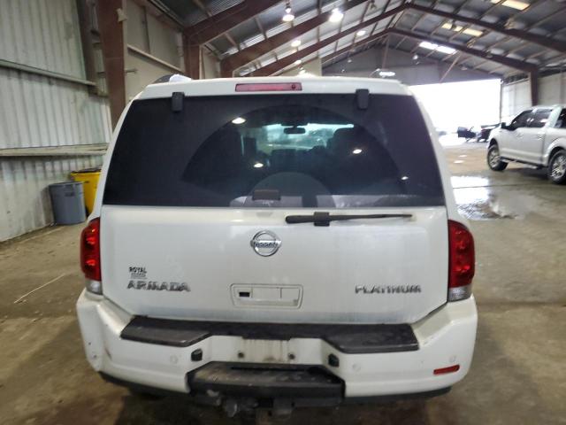 5N1AA0ND6FN614314 - 2015 NISSAN ARMADA SV WHITE photo 6