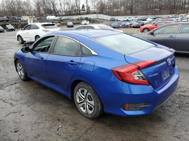 2HGFC2F59JH581335 - 2018 HONDA CIVIC LX BLUE photo 2