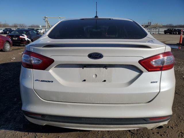 3FA6P0H73ER152536 - 2014 FORD FUSION SE WHITE photo 6