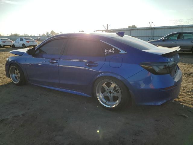 2HGFE1F76NH306808 - 2022 HONDA CIVIC EX BLUE photo 2