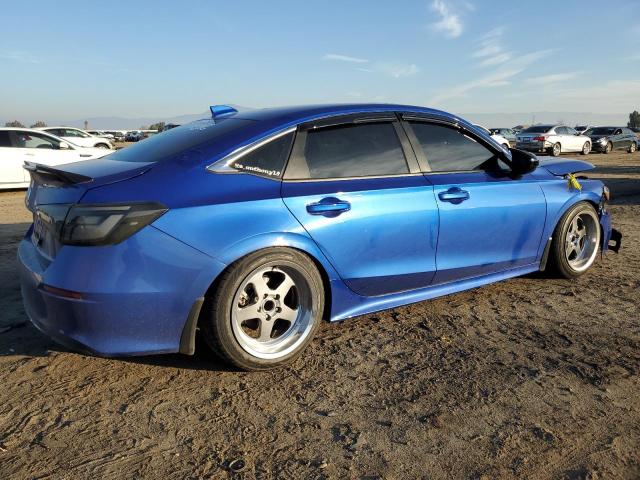 2HGFE1F76NH306808 - 2022 HONDA CIVIC EX BLUE photo 3