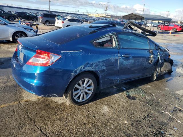 2HGFG3B89CH531838 - 2012 HONDA CIVIC EX BLUE photo 3