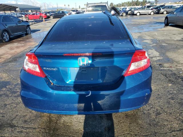 2HGFG3B89CH531838 - 2012 HONDA CIVIC EX BLUE photo 6