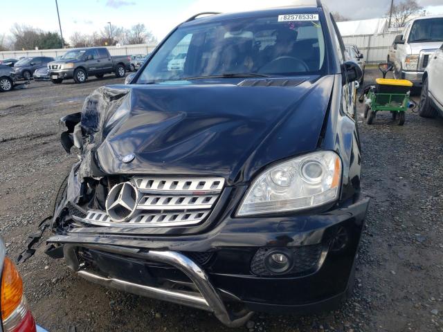 4JGBB75E76A011625 - 2006 MERCEDES-BENZ ML 500 BLACK photo 5