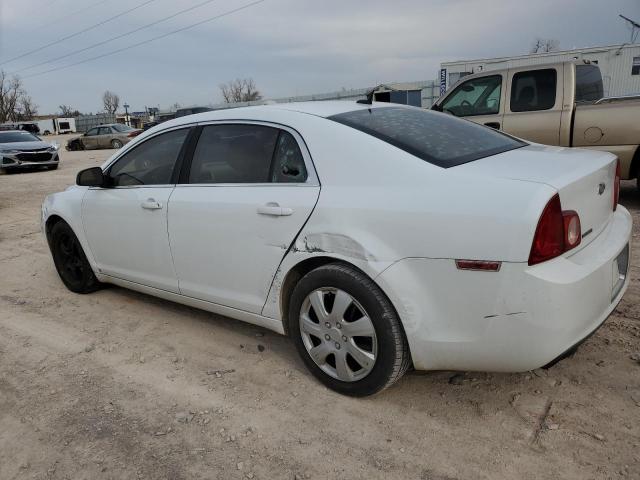 1G1ZB5EB8AF110908 - 2010 CHEVROLET MALIBU LS WHITE photo 2