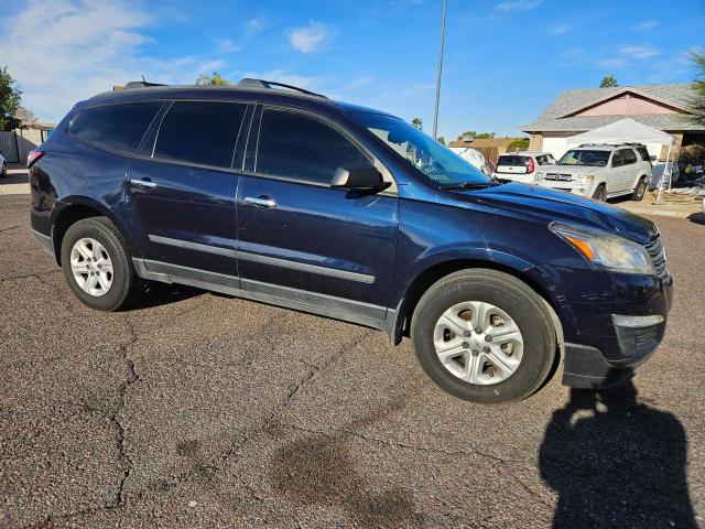 1GNKRFED4GJ269014 - 2016 CHEVROLET TRAVERSE LS BLUE photo 1