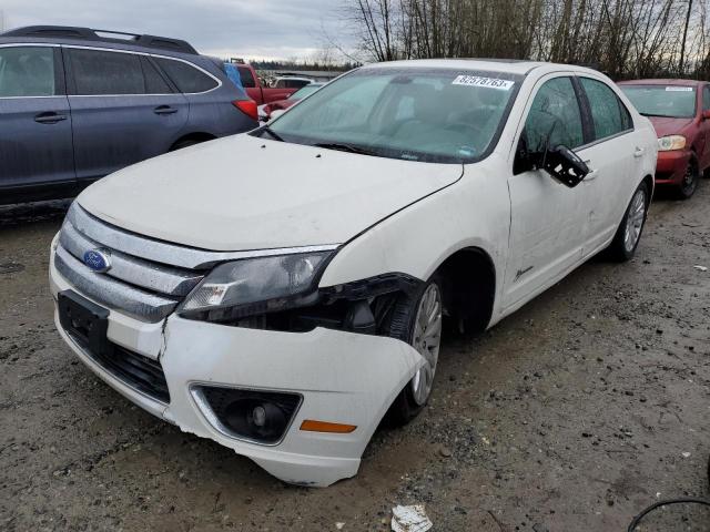 3FADP0L36CR270315 - 2012 FORD FUSION HYBRID WHITE photo 1